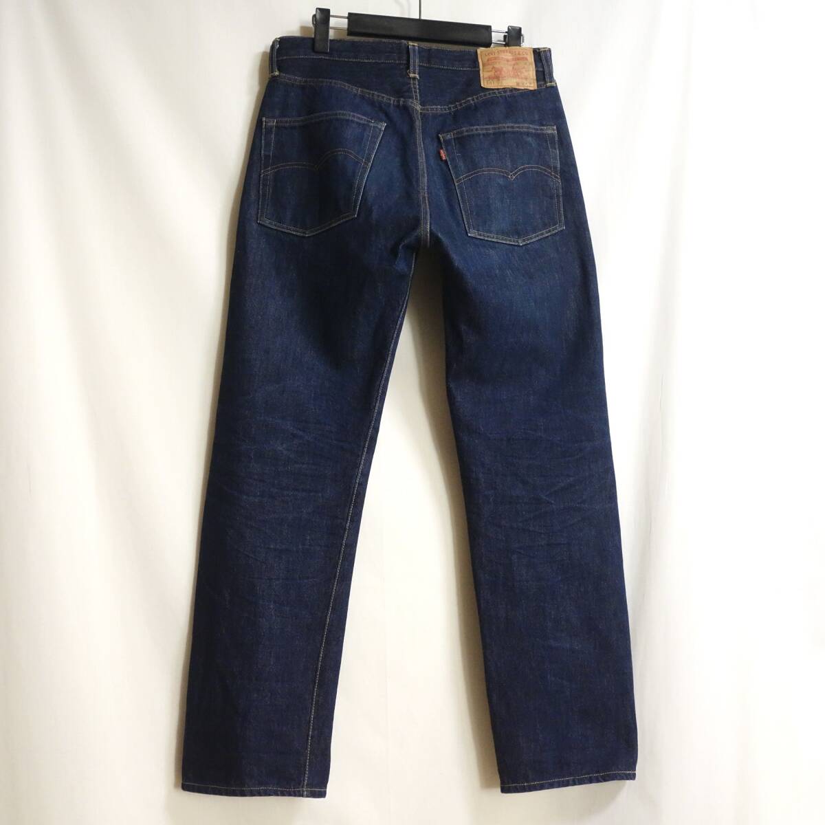 【米国製 リーバイス 66501-0008 501XX 1966年モデル W32】LEVI'S LVC リジットデニム BIG E USA製 復刻 ダブルネーム_画像4