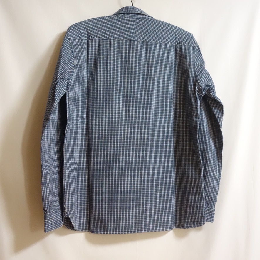 【定価1.8万 ORGUEIL オルゲイユ インディゴチェック ワークシャツ OR-5001B 40】Classic Plaid Shirt_画像3