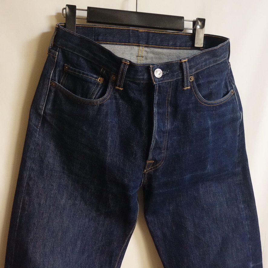 【米国製 リーバイス 66501-0008 501XX 1966年モデル W32】LEVI'S LVC リジットデニム BIG E USA製 復刻 ダブルネーム_画像2