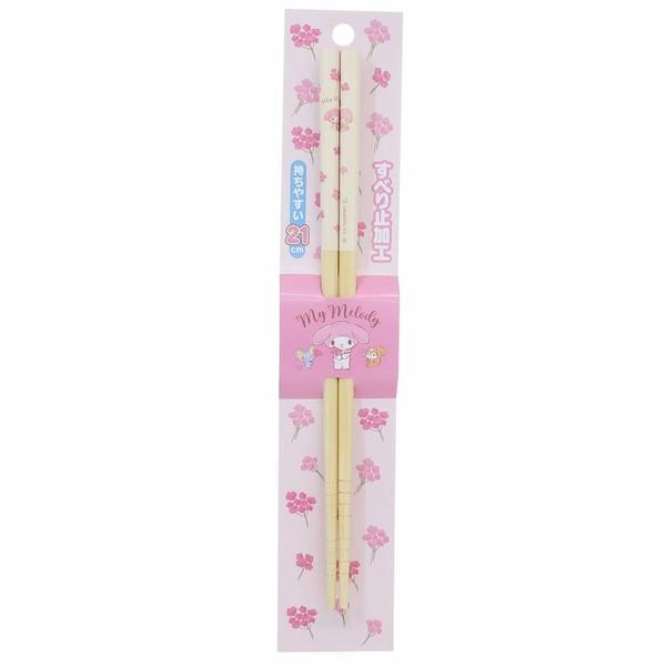  My Melody chopsticks keep ...21cm bamboo chopsticks flower 