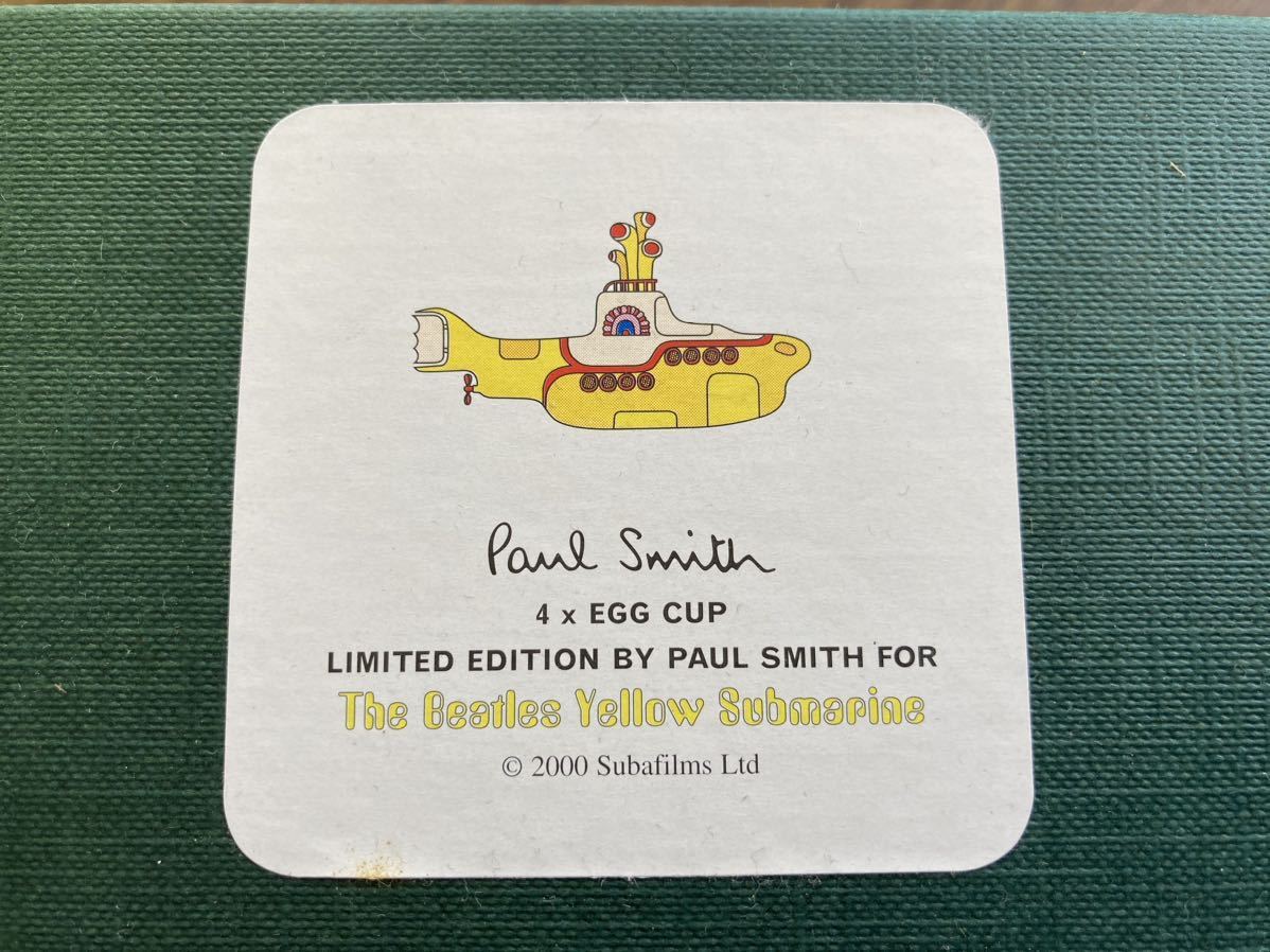 希少品 Paul Smith / Beatles / Thomas Goode トリプルコラボ エッグカップ　未使用品_画像8