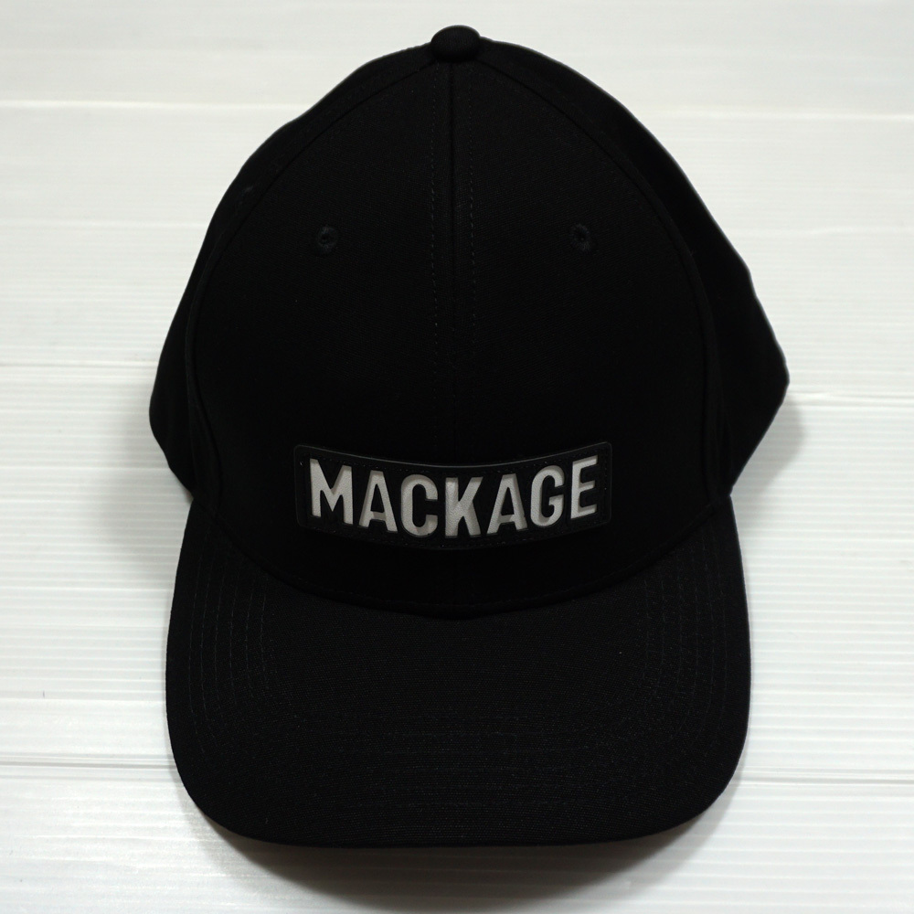 新品・本物 MACKAGE マッカージュ キャップ 帽子 ANDERSON SB C0001 ブラック _画像1