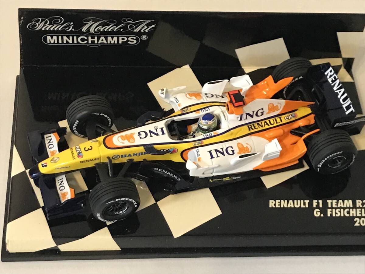 1/43 ミニチャンプス F1 2007 ルノーR27 ジャンカルロ フィジケラ_画像5