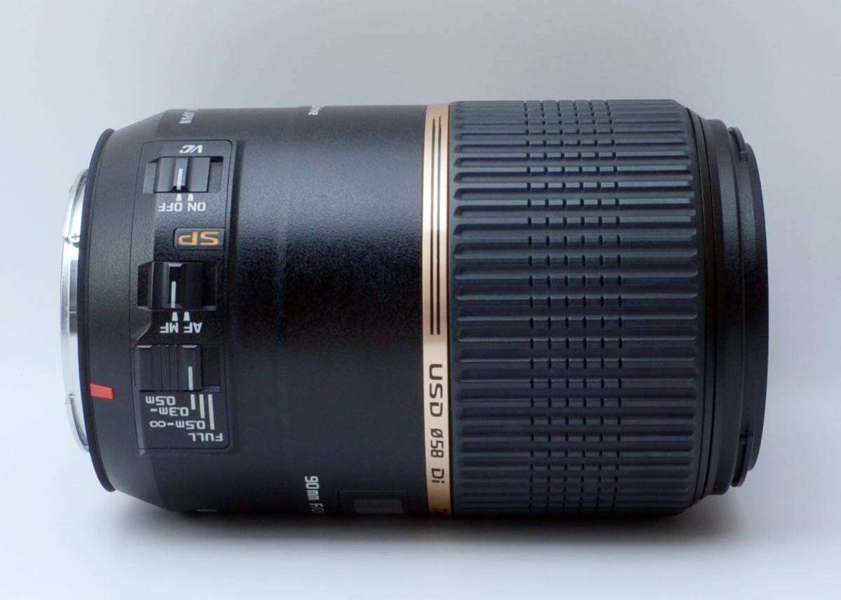 ★TAMRON 90mm F2.8 VC F004 Canon用★人気単焦点 1ヶ月動作補償あり！
