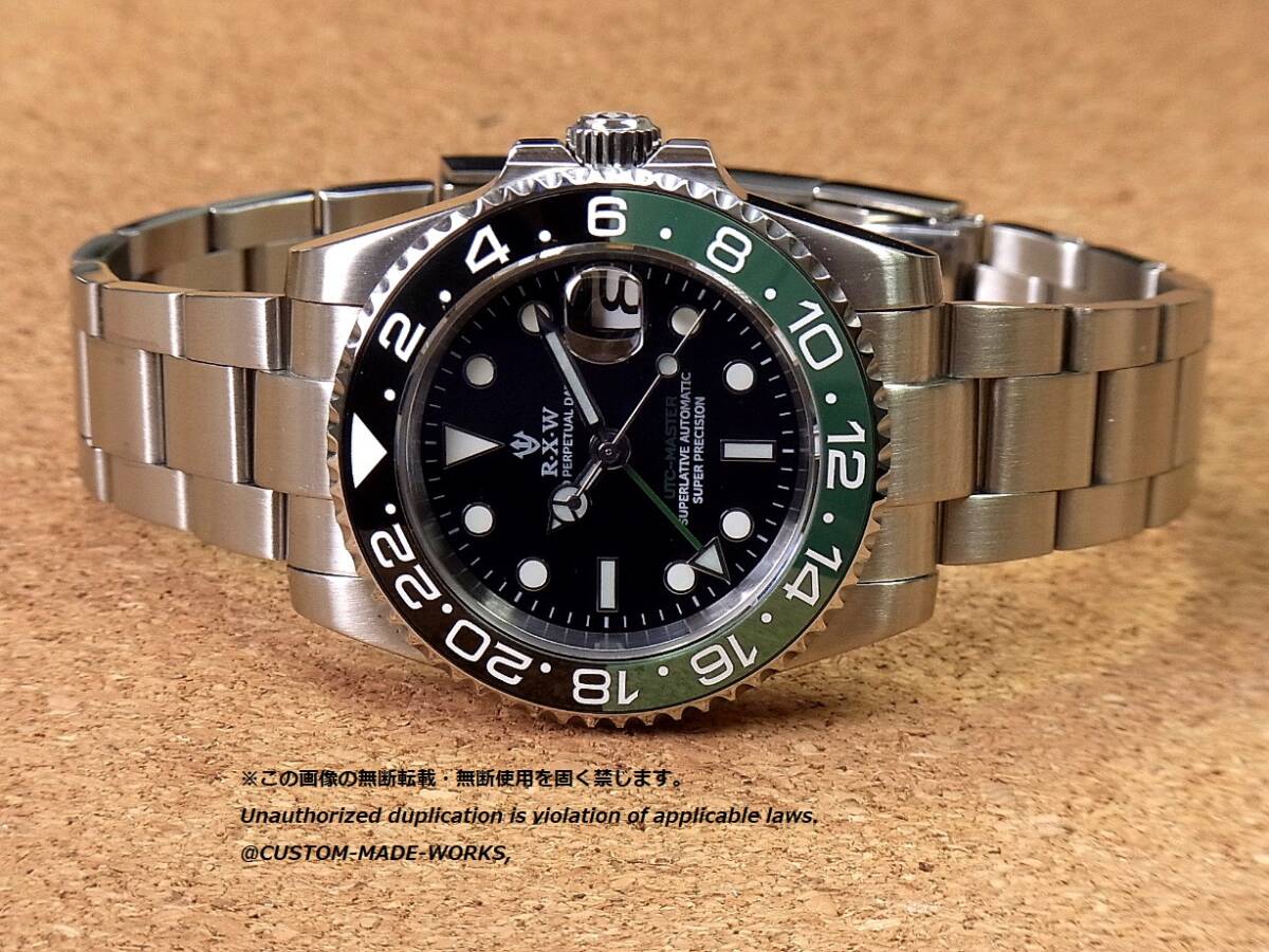 ◇ RXW UTC-MASTER GMT／BLACK & GREEN CERAMIC-BEZEL！THE SPRITE！_画像3