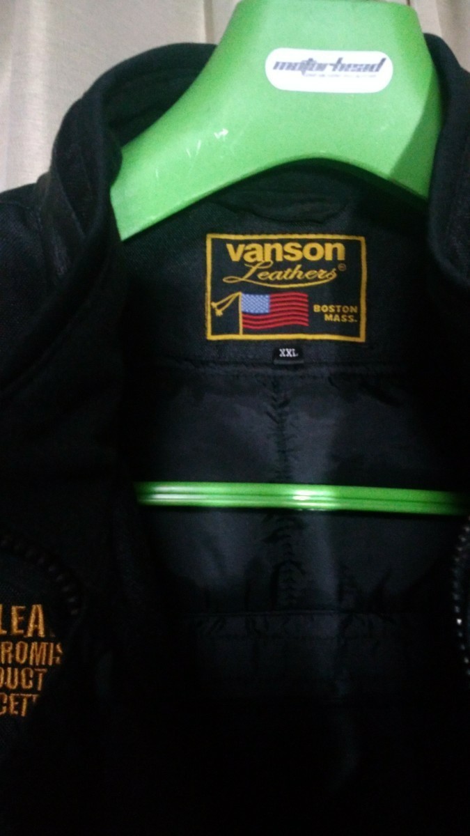 VANSON バンソン　ジャケット　XXL 未使用品　_画像3
