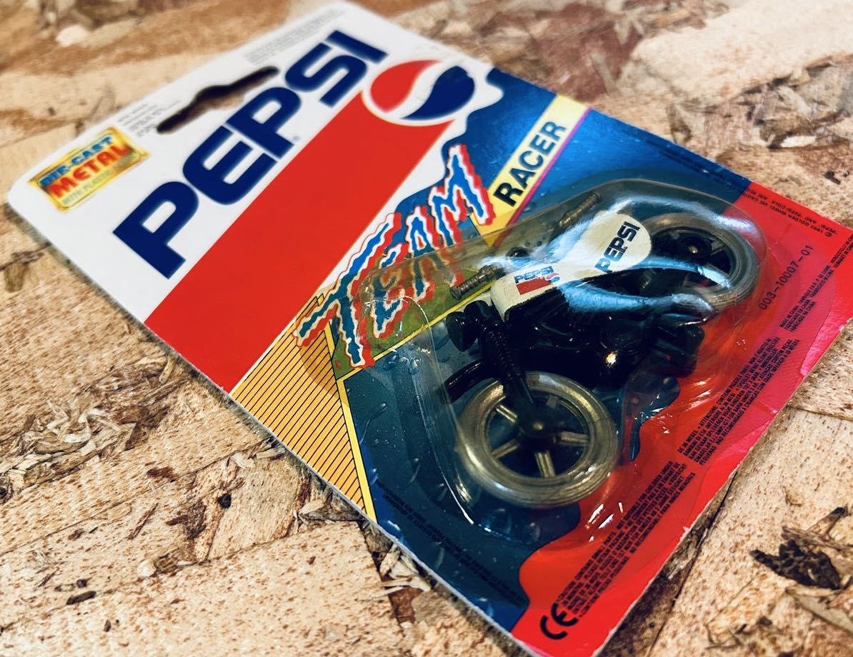 90' vintage golden wheel PEPSI team racer die-cast car ×3◇ビンテージペプシダイキャストミニカーセット◆当時レトロ◆米企業レア_画像5