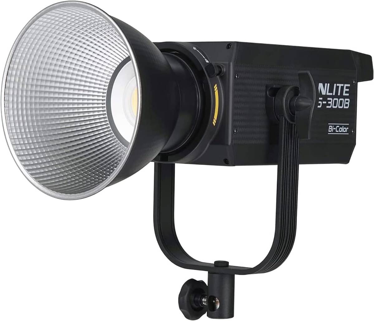 NANLITE FS-300B 撮影用ライト 高出力350W バイカラー LED 定常光 12種類照明効果 過熱保護 静音