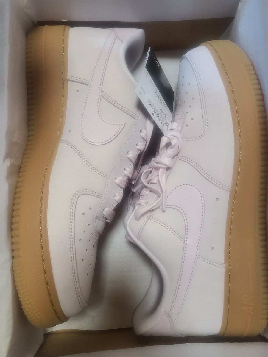 天然皮革!NIKE  AIR FORCE1 PEARL PINK GUM ナイキ エアフォース1 パールピンク新品未使用品!