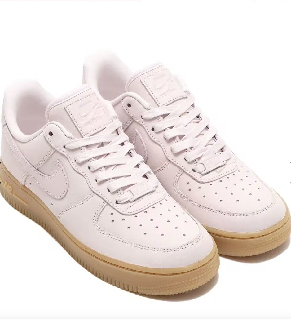 天然皮革!NIKE  AIR FORCE1 PEARL PINK GUM ナイキ エアフォース1 パールピンク新品未使用品!