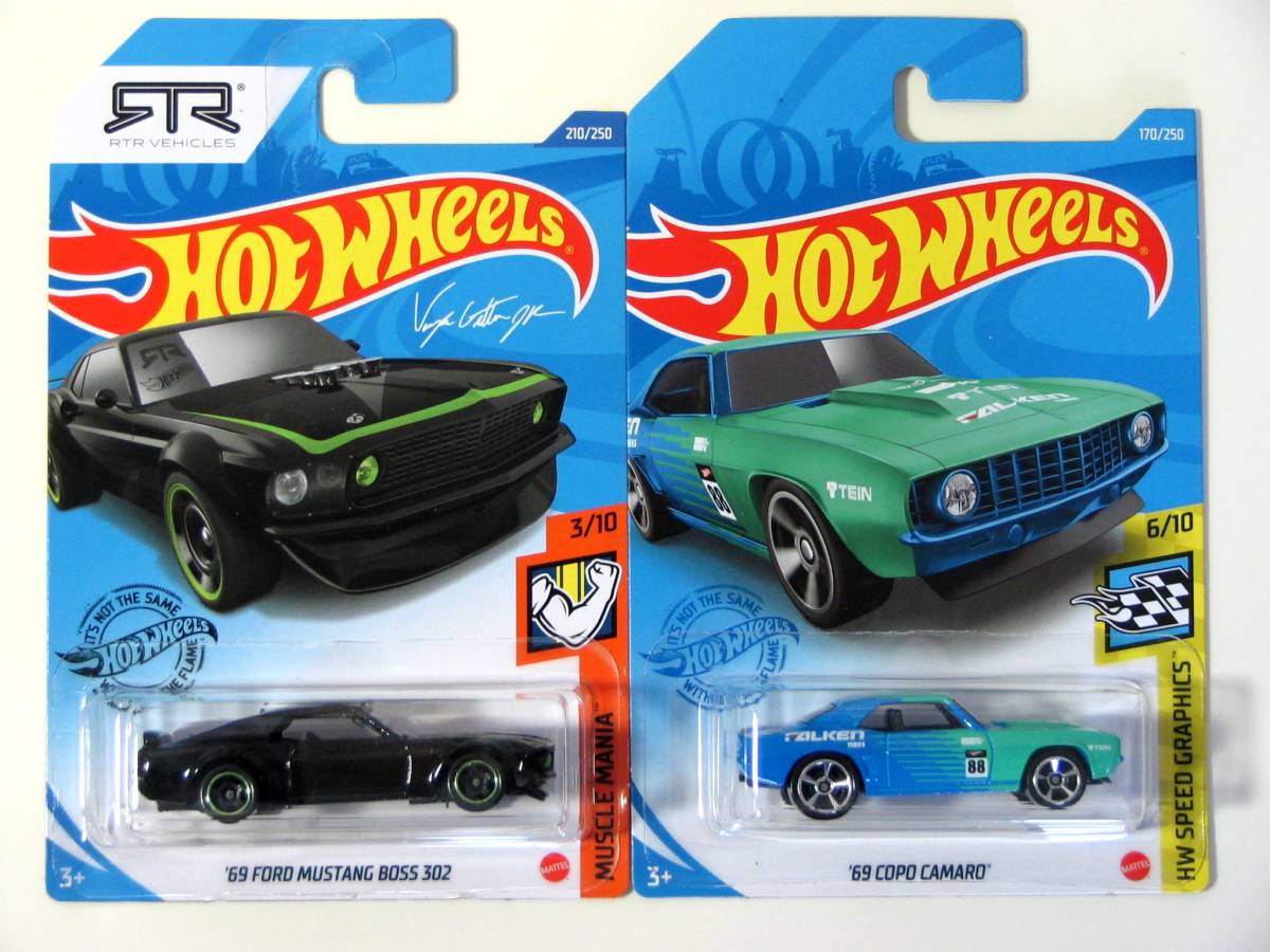 ホットウィール hot wheels フォード マスタング カマロ GT500 BOSS 302 DODGE CHARGER DART ダッジチャージャー トレジャーハント TH_画像2