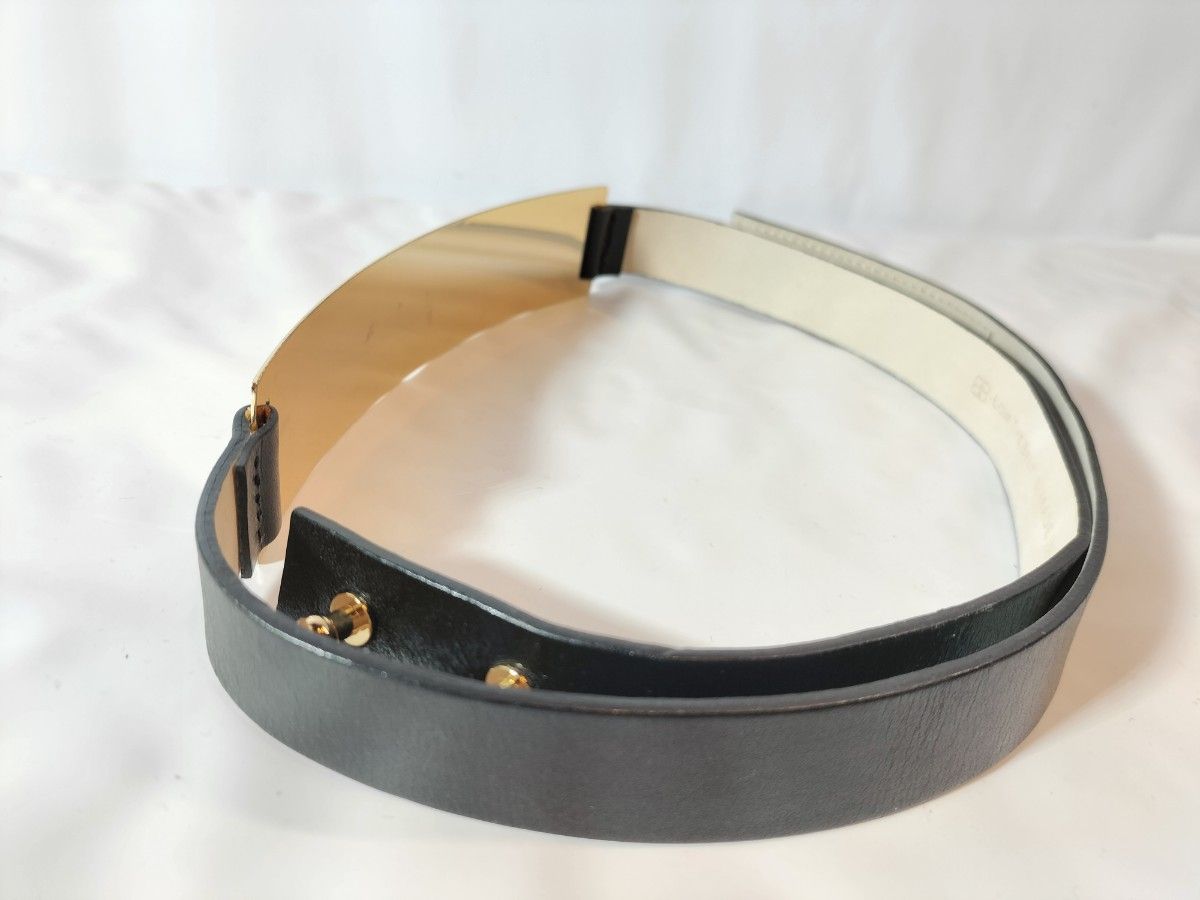 【美品】Deuxieme Classe　B-LOW THE BELT　高級レザーベルト　USA製　正規品