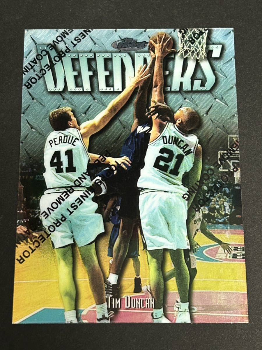 NBA 97-98 TOPPS FINEST SILVER #306 Tim Duncan_画像1