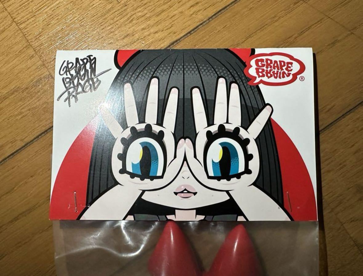 GRAPEBRAIN 手の目少女にぎるちゃん 16cm サイン入り グレイプ GRAPEBRAIN 手の目少女にぎるちゃん 16cm サイン入り グレイプ