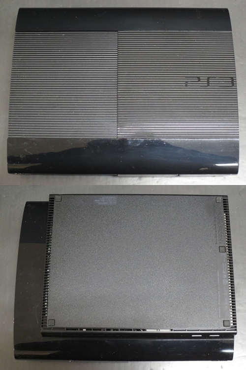 ■【ジャンク】PlayStation 3 チャコール・ブラック 500GB CECH-4200C【欠品/難有】_画像3