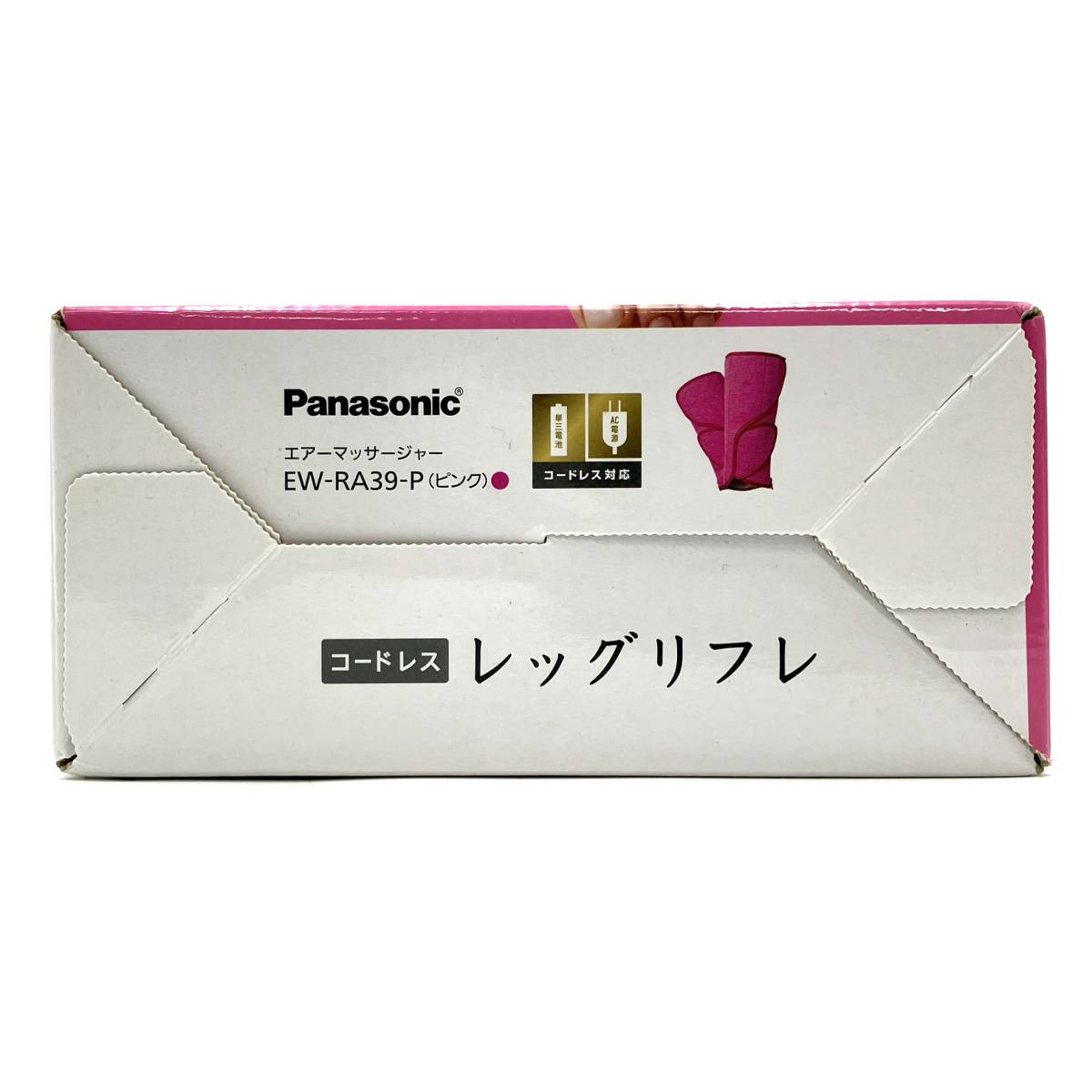 マッサージ機『Panasonic パナソニック レッグリフレ エアーマッサージャー EW-RA39 ピンク』説明書欠品 現状品 D-4353_画像6