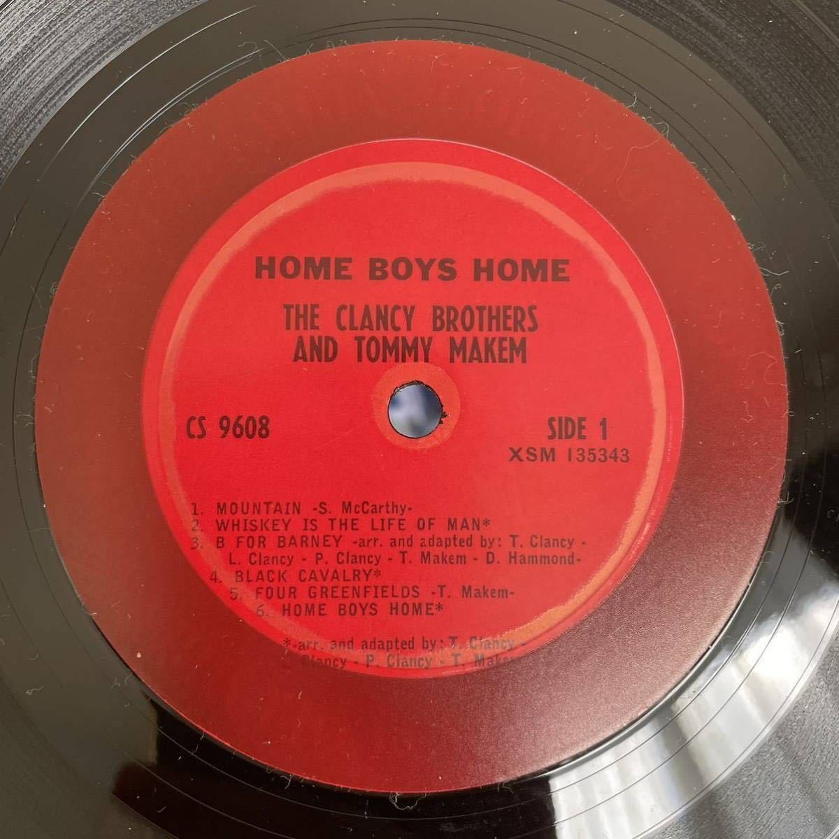 【US盤】The Clancy Brothers & Tommy Makem Home Boys Home Columbia PC 9608_画像3