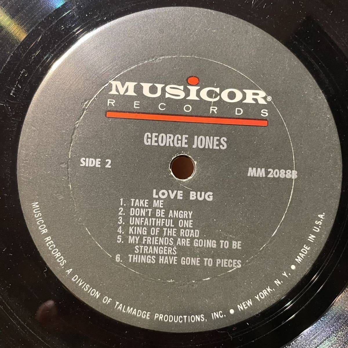 【US盤Org.Mono】George Jones Love Bug (1966) Musicor Records MM 2088 country_画像5