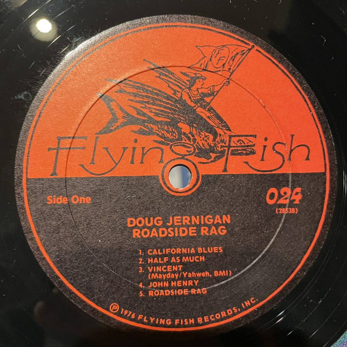 【US盤Org.】Doug Jernigan Roadside Rag (1976) Flying Fish FF-024 ペダルスチール_画像3