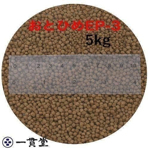 おとひめEP3(約2.9～約3.3mm) 5kg(500g×10袋) 沈降性(沈下性) 日清丸紅飼料 金魚 アロワナ 肉食魚に 倉出し　 10002351_画像1