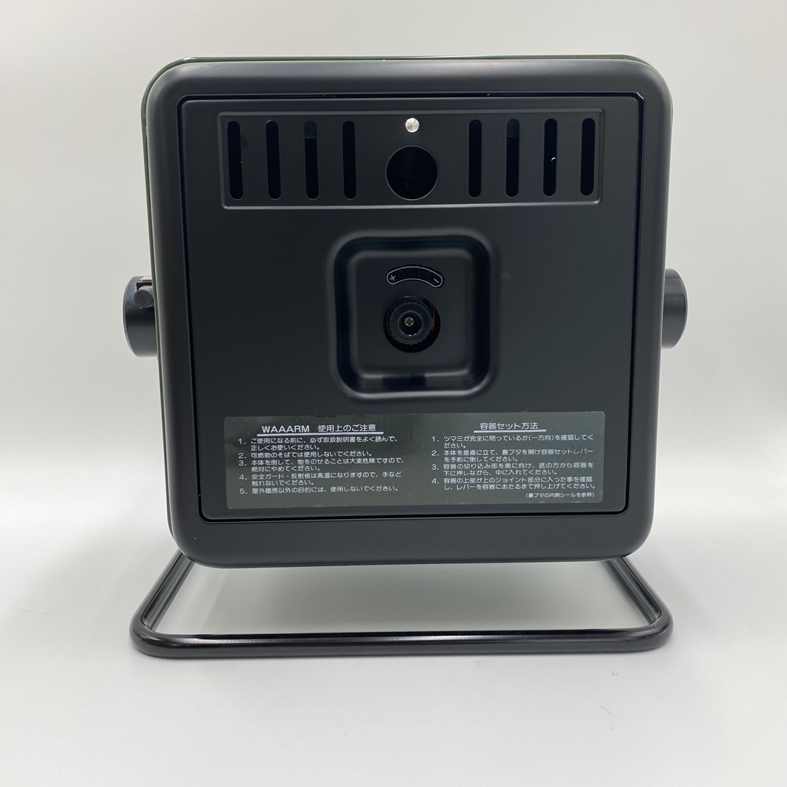 ko0210/04/62 1円～ ユニフレーム 屋外専用ハンディガスヒーター ワーム グリーン UNIFLAME HANDY GAS HEATER アウトドア キャンプ 防寒_画像4