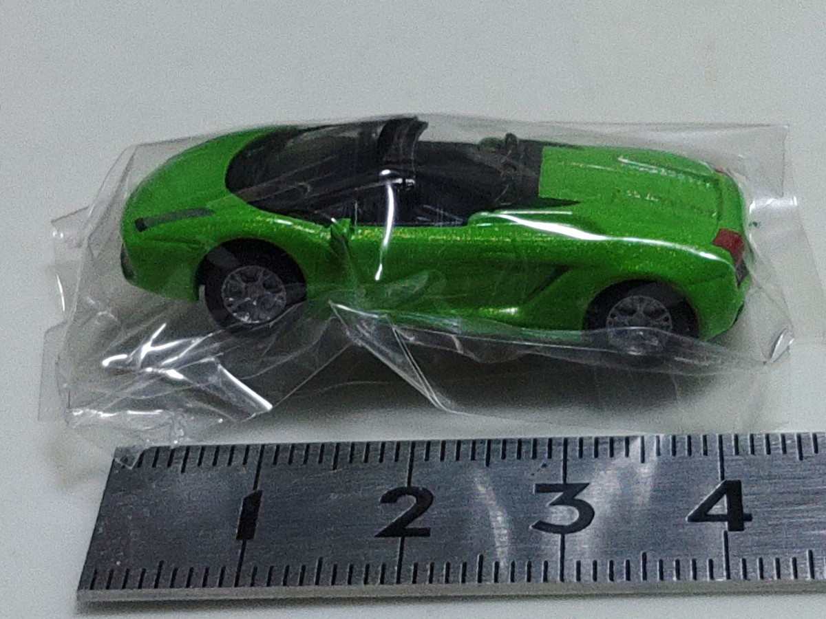 送料120円〜 京商 1:100 ランボルギーニミニカー ガヤルドスパイダーグリーン 1/100  サークルＫサンクス 351194354の画像1