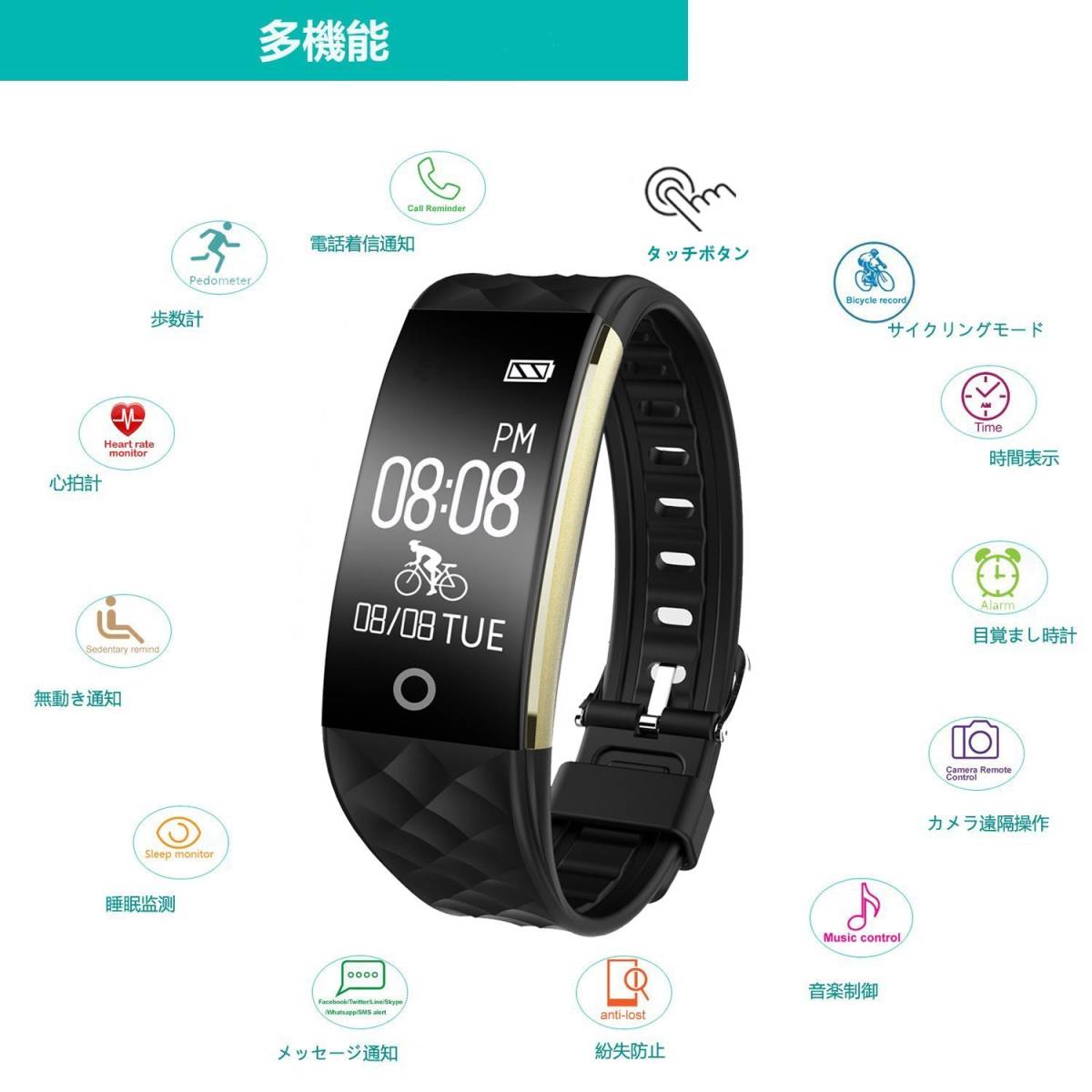 L58 New Goods Ganriver Smart Bracele Wearable Smart Watch Heart Rate Monitor Pedometer Wristwatch Multifunction Sport Watch Smart List Real Yahoo Auction Salling L58 New Goods Ganriver Smart Bracele Wearable Smart Watch Heart Rate Monitor Pedometer Wristwatch Multifunction Sport Watch Smart List Real Yahoo Auction Salling
