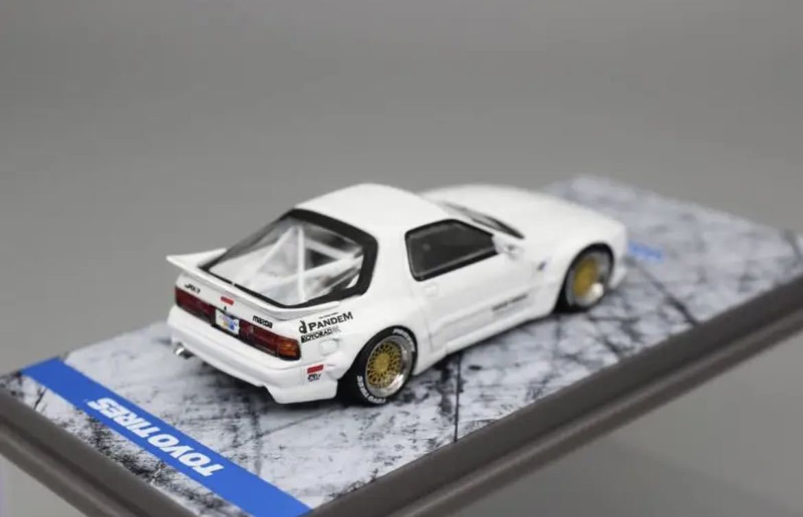 1/64スケール RX-7 FC3S TWホワイトロードスターモデル_画像8