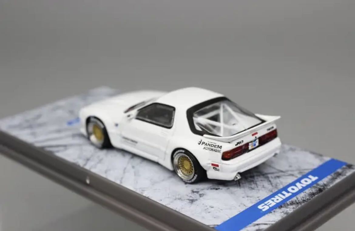 1/64スケール RX-7 FC3S TWホワイトロードスターモデル_画像7