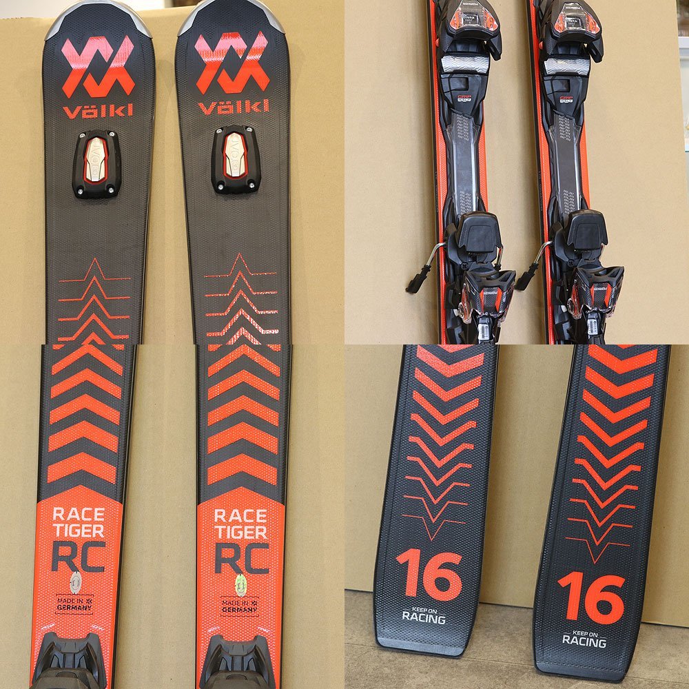 未使用品！2022 フォルクル VOLKL RACETIGER RC BLACK 170cm+MARKER ｖMOTION12GW スキー板 （質屋 藤千商店）_画像5