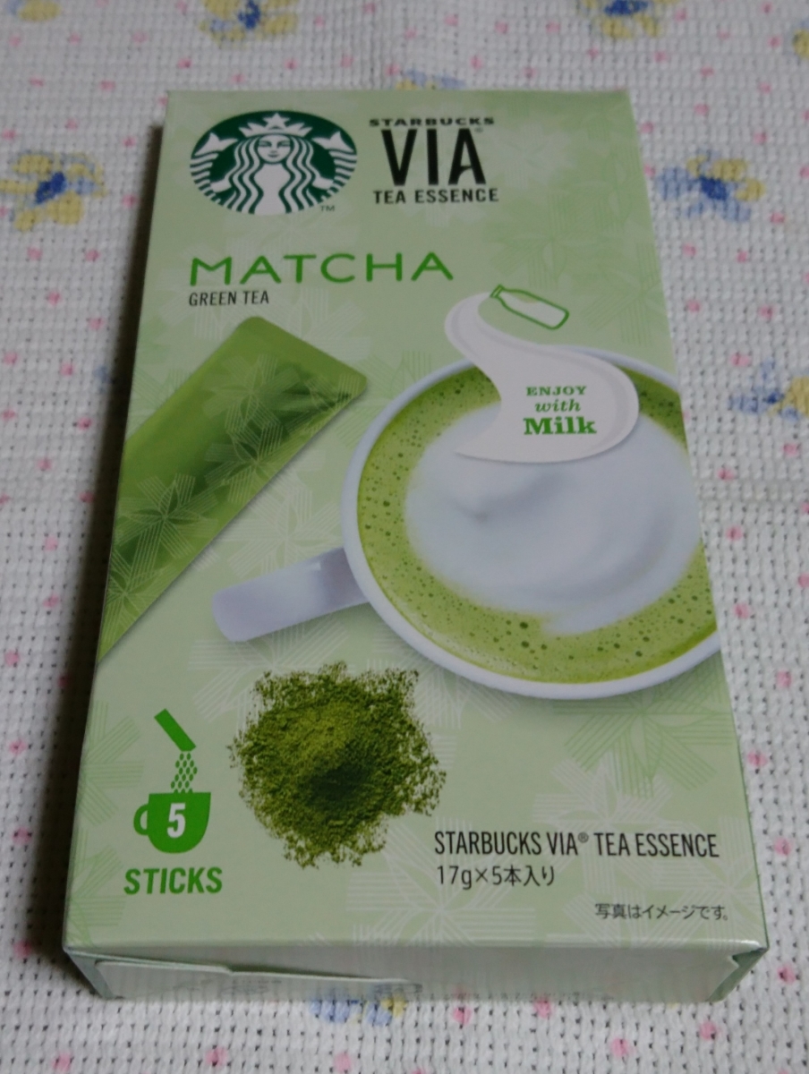 * Starbucks VIA TEA ESSENCE MATCHA зеленый чай 5 шт. входит . новый товар нераспечатанный *