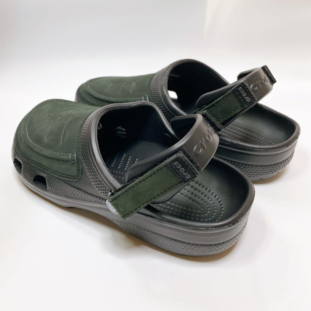 【新品】crocs ユーコン ヴィスタ 28 ブラック/グリーン_画像7