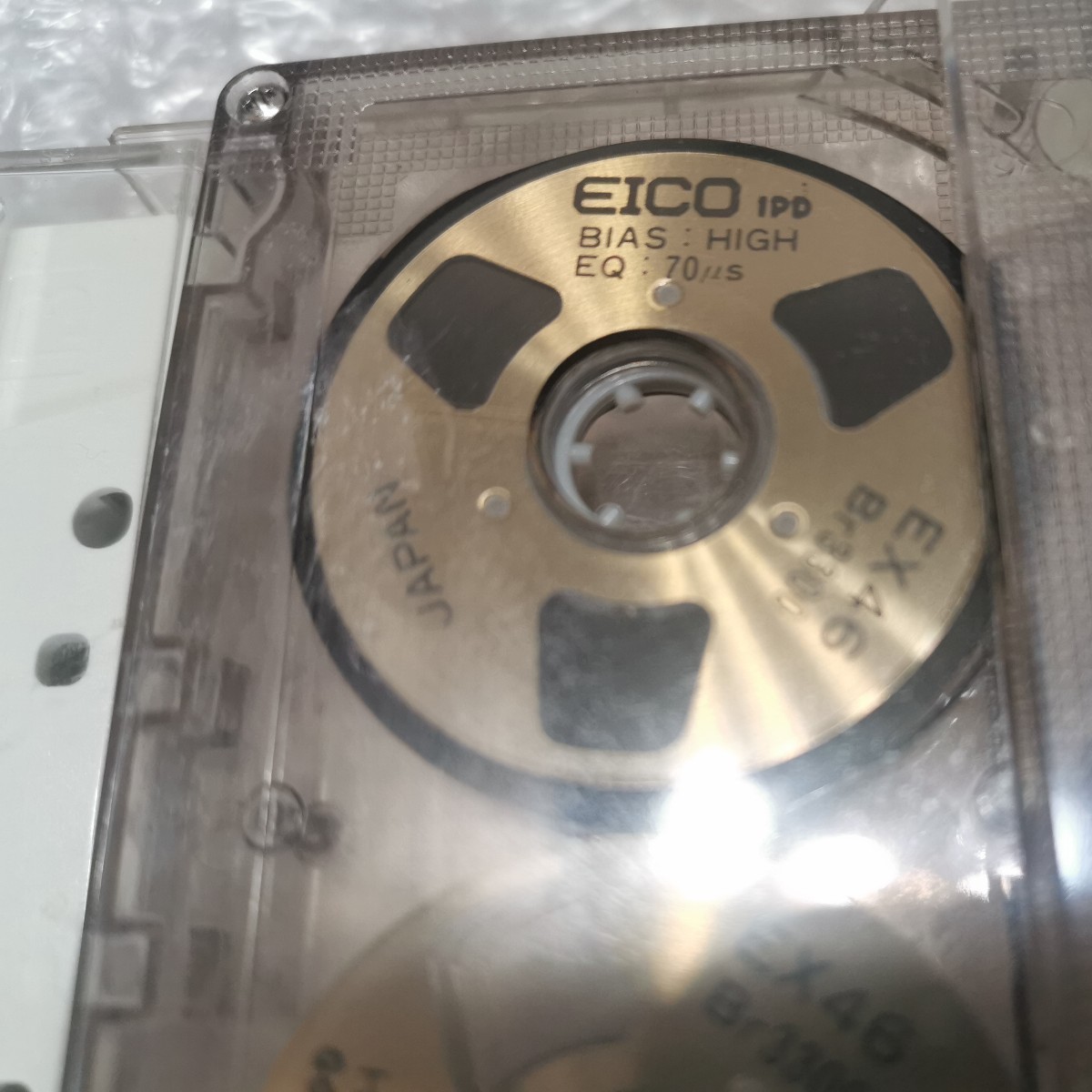 O カセットテープ 2本 中古 AXIA GT-Ⅱx 50分 ハイポジ EICO EX 46　Br 3000 使用済み_画像3