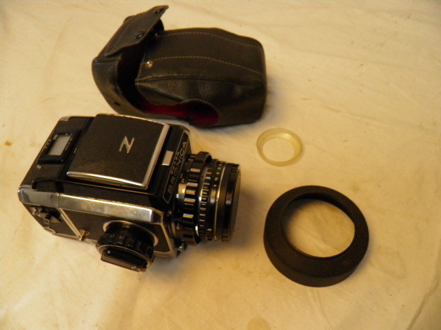 ZENZA BRONICA S2 後期 ゼンザブロニカ NIKKOR-P 1:2.8 75mm フード ケース他
