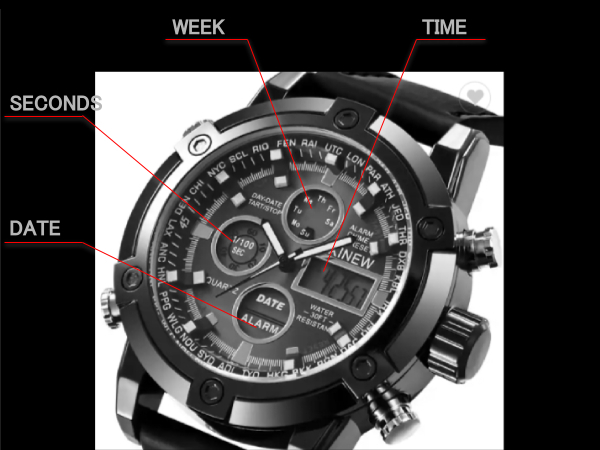 A41-5★新品★デジタル・アナログ腕時計(XIVIEW) 高級 最新モデル アルマーニカシオG-SHOCKディーゼルOCEANUSコラボレーションモデル_画像3