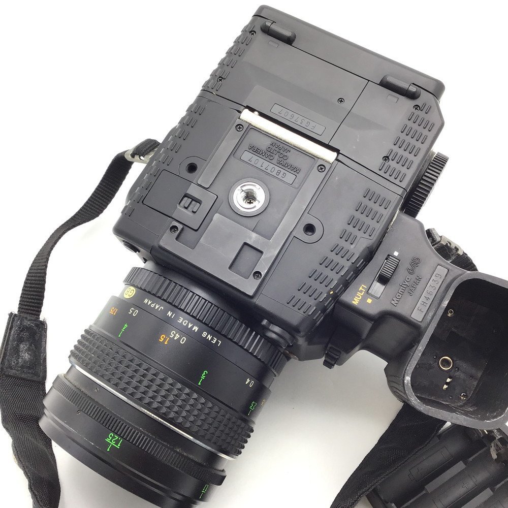 【ジャンク品】MAMIYA（マミヤ）Mamiya　645　フィルムカメラ　AE　PRISM　FINDER　レンズ付き　MACRO_動作確認していません。