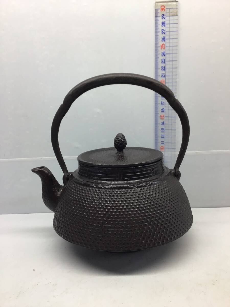 MK-70 鉄瓶　茶道具　南部鉄器　古民具　囲炉裏道具　中古_画像3