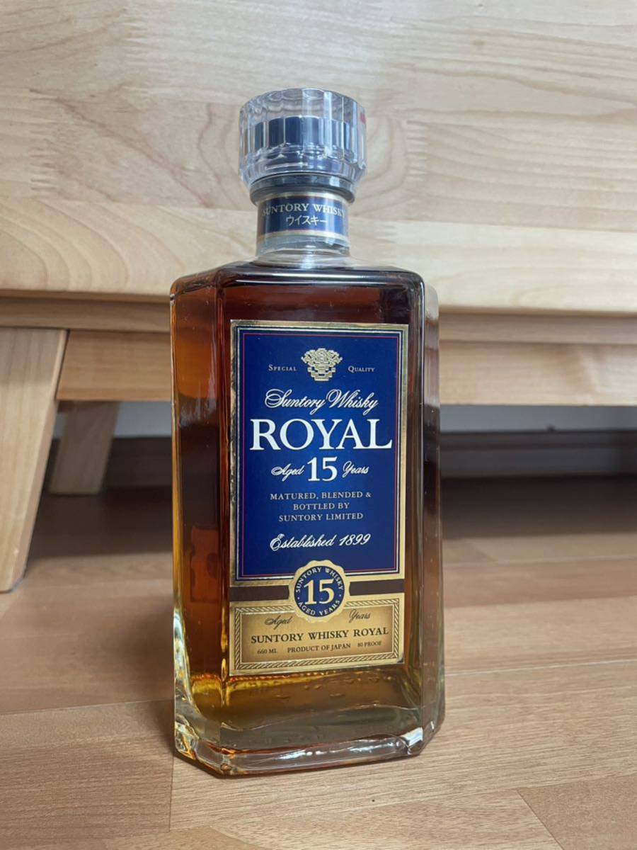 サントリー ローヤル 15年 660ml 40% 未開栓 古酒 SUNTORY ROYAL ウイスキーの画像1