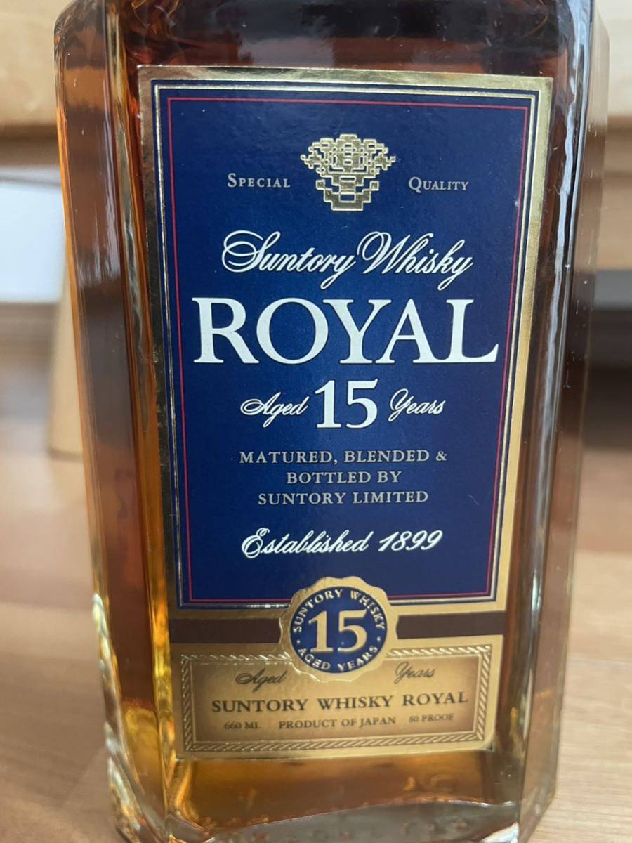 サントリー ローヤル 15年 660ml 40% 未開栓 古酒 SUNTORY ROYAL ウイスキーの画像6