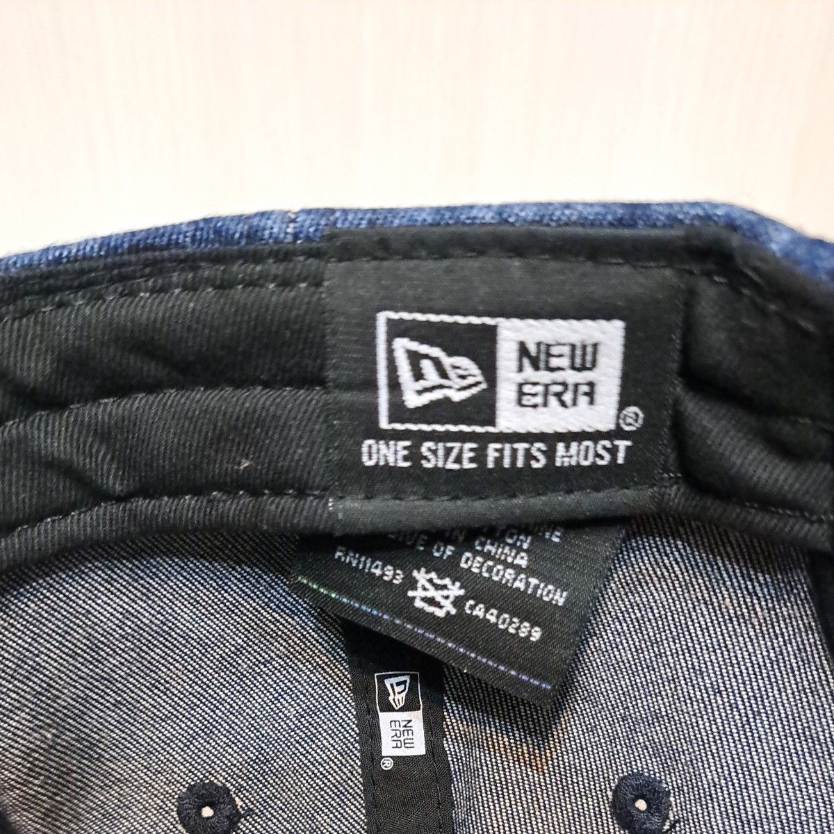 NEW ERA ニューエラ キャップ デニム インディゴブルー ボストン　レッドソックス