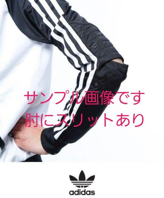 adidas originals アディダス ジャージ トラックジャケット デカロゴ トレフォイル アウター 白黒 レディース M