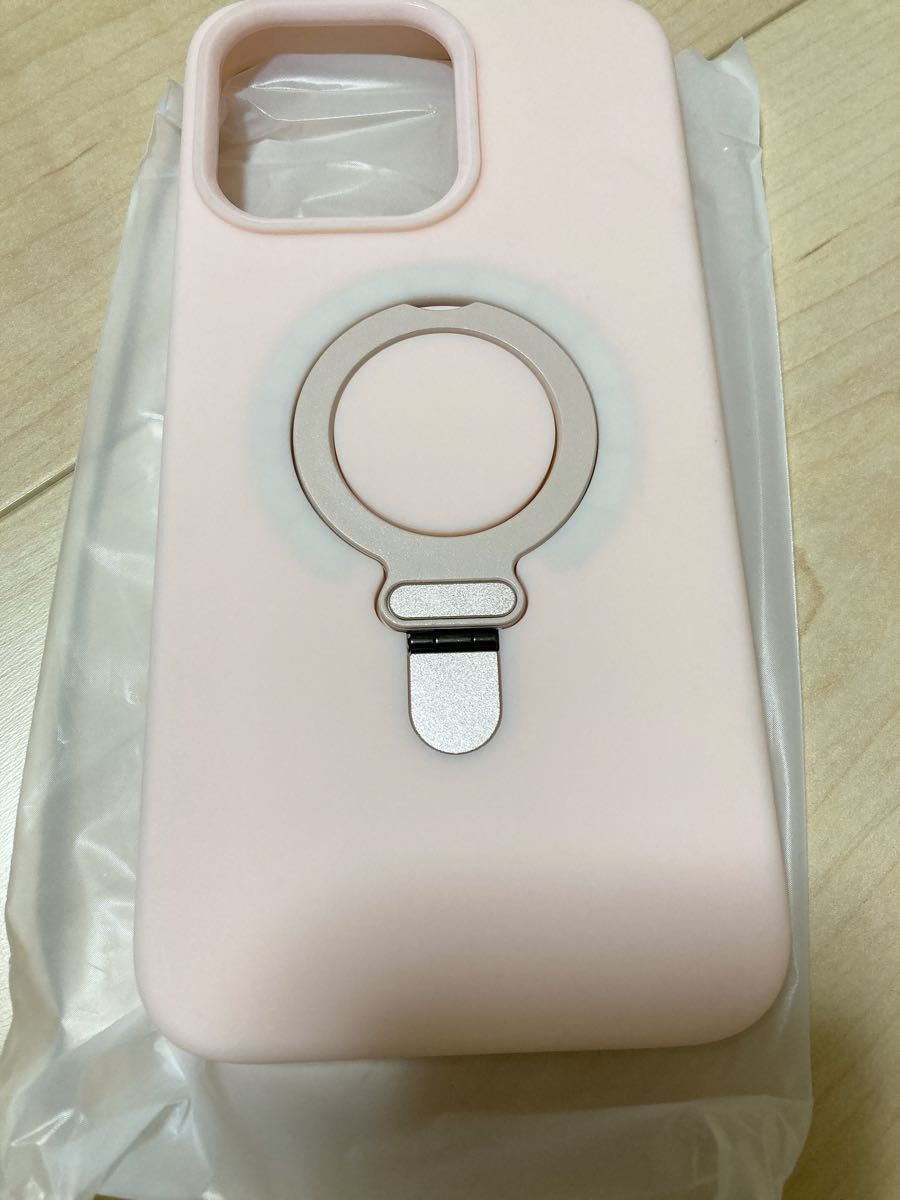 iPhone 15 Pro Max ケース 耐衝撃  MagSafe ピンク