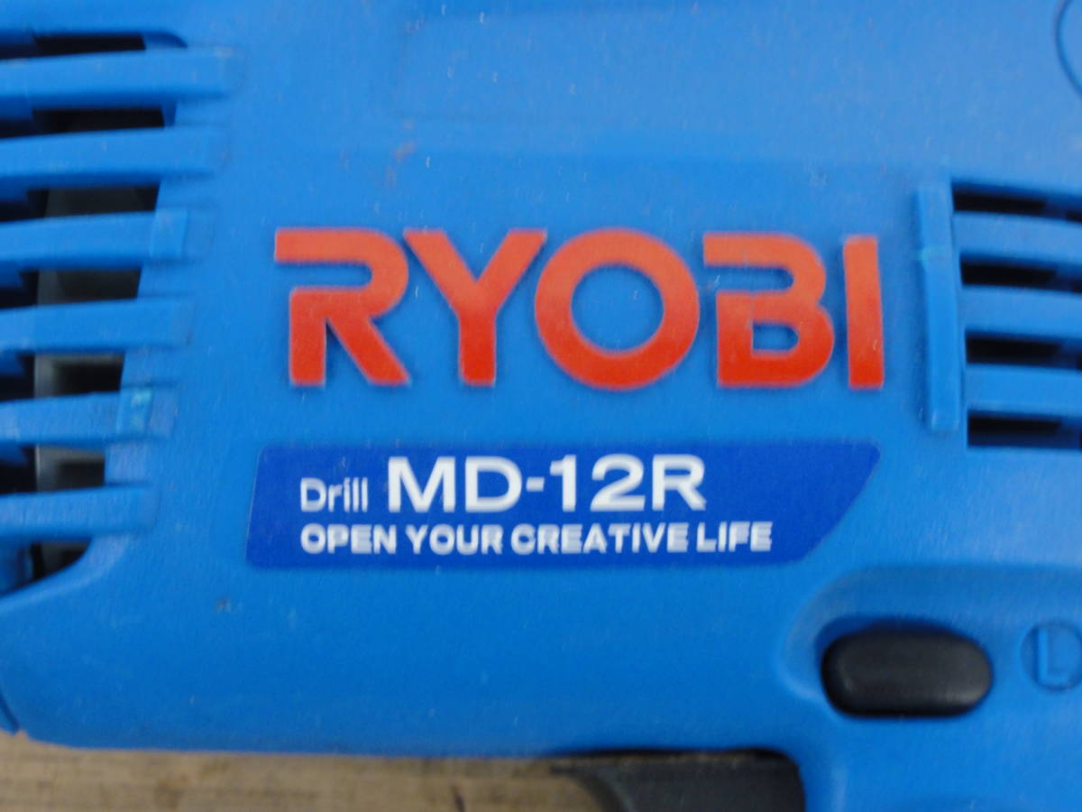 ♪電動ドリル RYOBI リョービ HD-12R 2013年製 通電確認 ※ジャンク品　■６０_画像2
