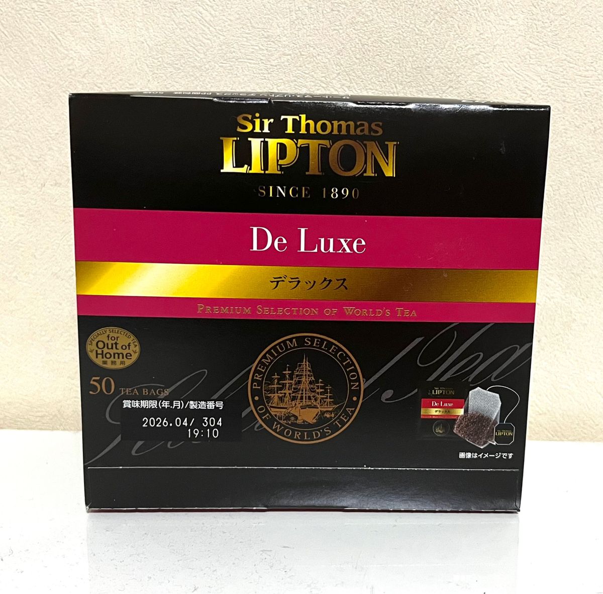 新入荷サートーマスリプトンデラックス高級紅茶50パック　LIPTON紅茶デラックス