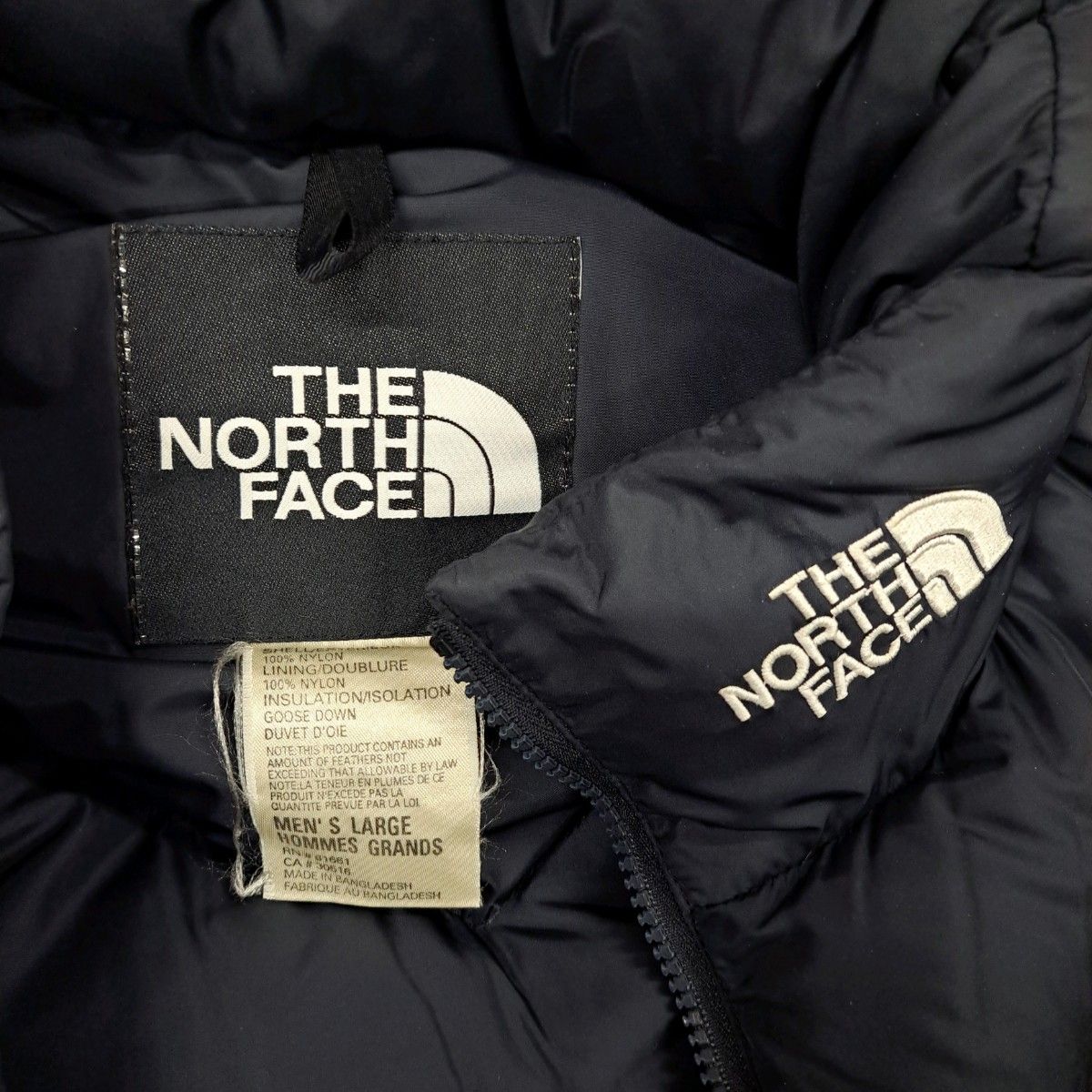 THE NORTH FACE ザ ノースフェイス　アッセントコート　ダウン L ダウンジャケット　498093 ブラック　ナイロン