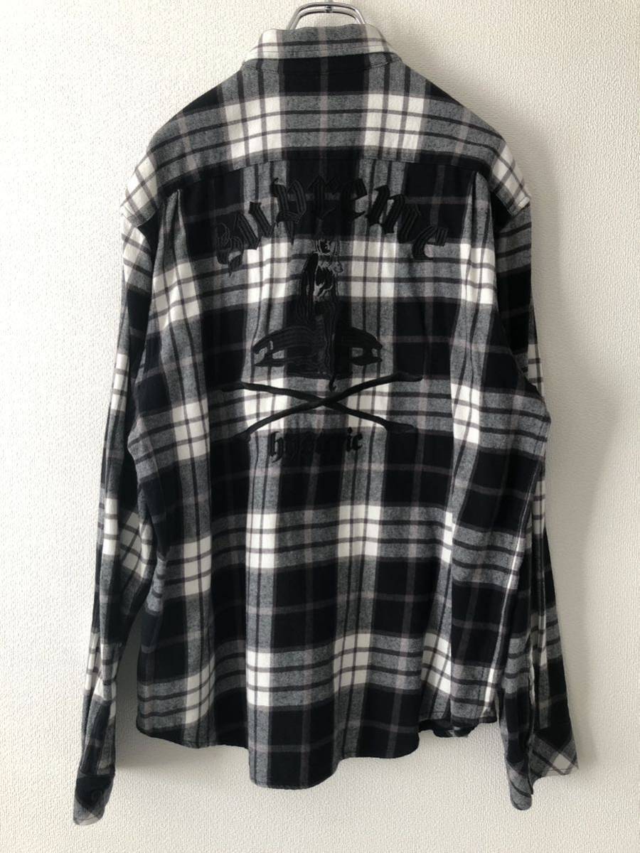 Supreme Hysteric Glamour Plaid Flannel Shirt L シュプリーム ヒステリックグラマー コラボネルシャツ フランネルシャツ チェックシャツ_画像9