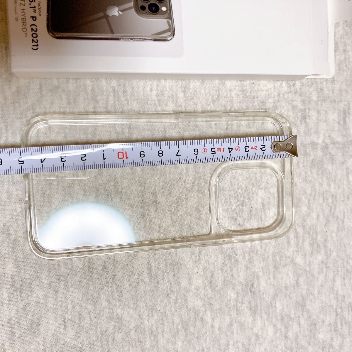 6-38 スマホケース　クリア　透明　Spigen iPhone 6.1 2021iPhone13 iPhone13pro