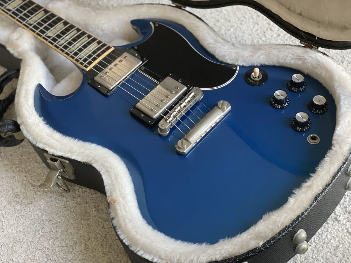 値下げ中！日本限定生産！2006年製 Gibson LTD SG '61 Reissue Sapphire Blue サファイアブルー