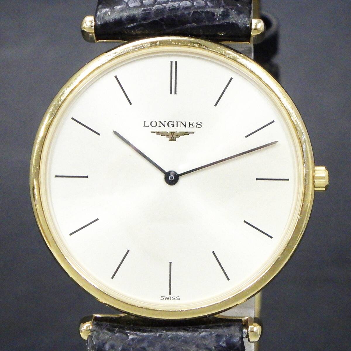 01 07-589561-21 [Y] 【電池交換済み】 LONGINES ロンジン グランドクラシック L4 635 2 メンズ 腕時計 クォーツ 札07_画像1