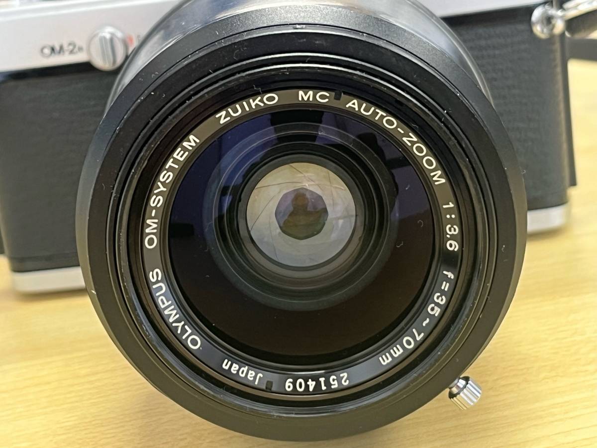 507 OLYMPUS オリンパス OM-2N / ZUIKO MC AUTO-ZOOM 1:3.6 f=35mm-70mm / フィルムカメラ 現状渡し品 _画像2